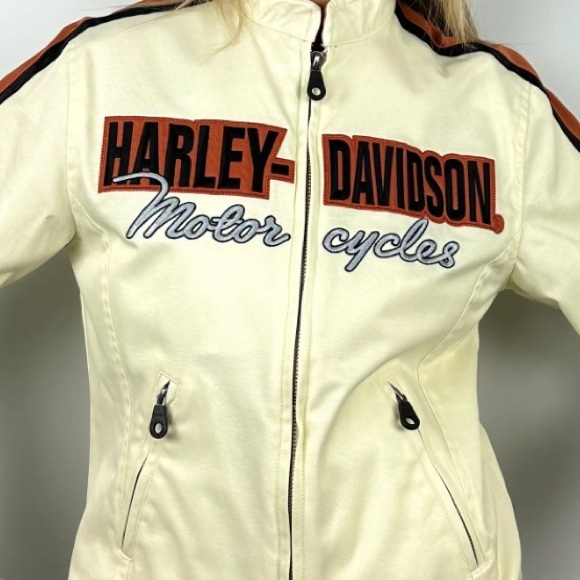 Harley Davidson Vintage 90's Cafe Race Women's Jacket Size - Picture 1 of 9